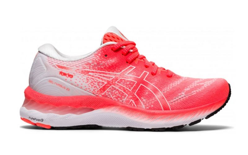 Asics Gel-nimbus 23 Tokyo Coral Blanco Mujer 1012b140 600