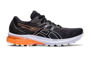 Asics GT-2000 9 NEGRO NARANJA MUJER 1012A859 004