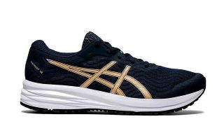 ASICS PATRIOT 12 AZUL DORADO MUJER 012A705 403