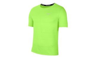 NIKE CAMISETA DRI FIT MILER VERDE