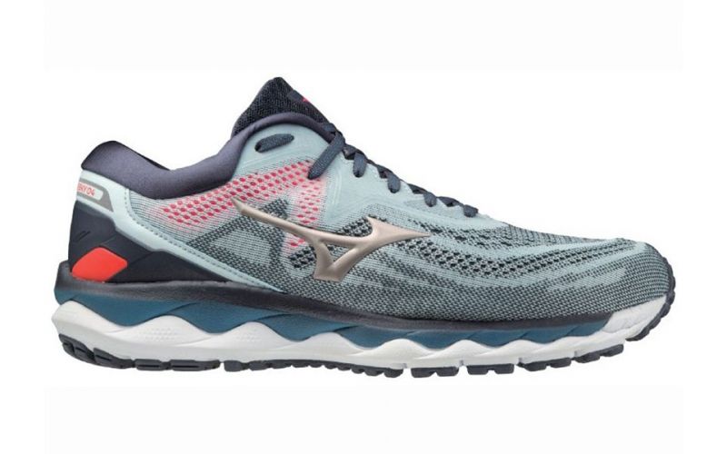 Mizuno Wave Sky 4 Azul Plata J1gc200242