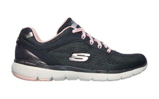 SKECHERS FLEX APPEAL 3.0 GRIS ROSA MUJER 13059CCPK