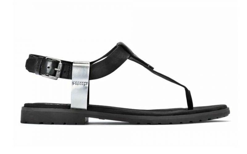 Sandales Chicago Riverside Noir Blanc Femme Tb0a23u40151