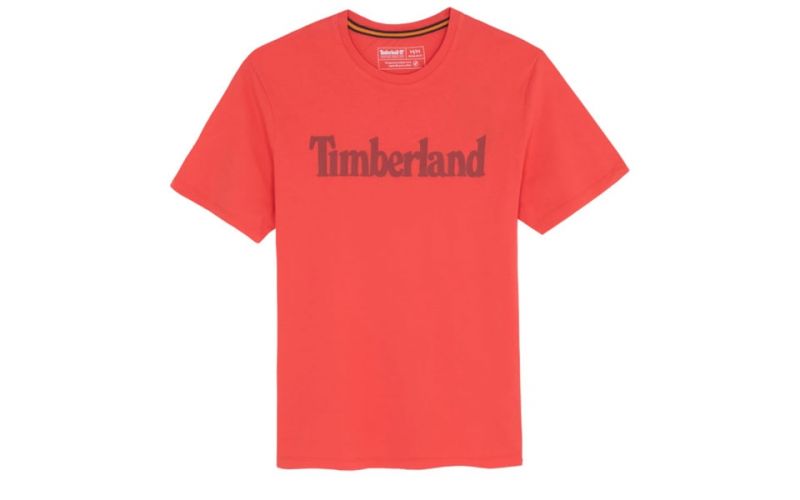 Camiseta Timberland Kennebec River Linear Rojo