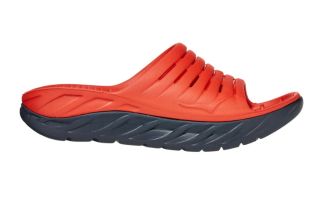 Hoka CLAQUETTES ORA RECOVERY SLIDE CORAIL BLEU