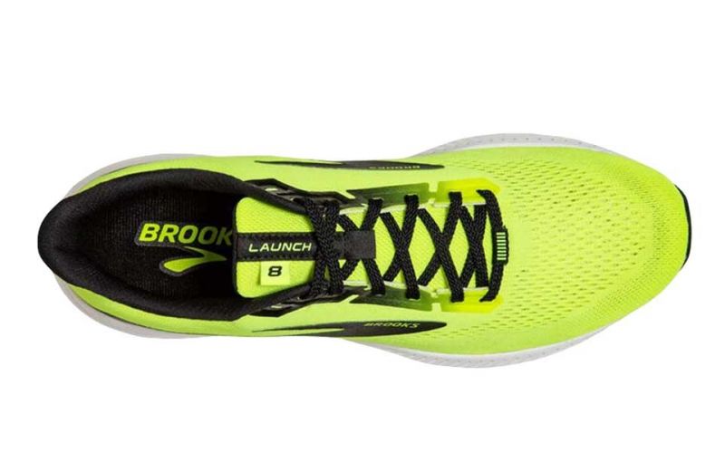 Brooks Launch 8 Jaune Noir - Courir sans arret