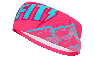 Dynafit HEADBAND GRAPHIC FLUORESCENT PINK
