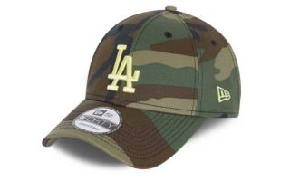 New Era LOS ANGELES DODGERS ALL OVER CAMO 9FORTY STRAPBACK GRUEN