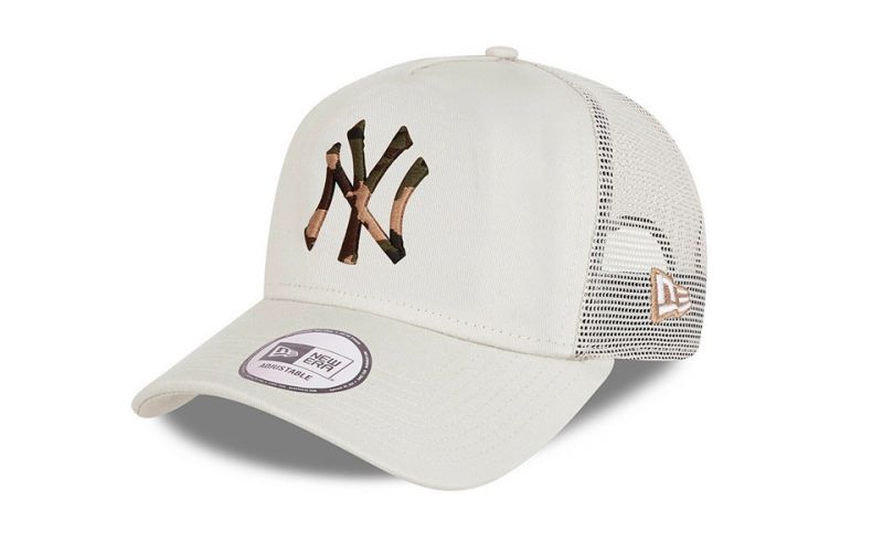 Gorra N.y. Yankees Beige Camuflaje