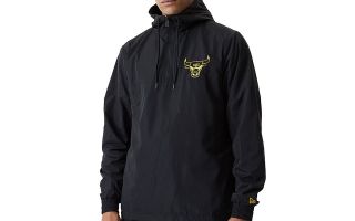 New Era WINDBREAKER CHICAGO BULLS METALLIC BLACK