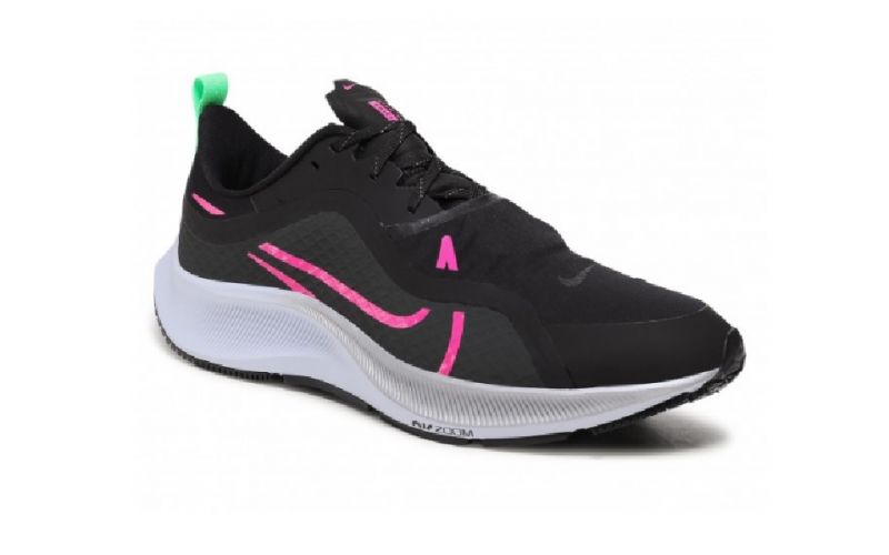 lucha ligeramente Mm Nike Air Zoom Pegasus 37 Shield Negro Rosa - Máxima Tracción