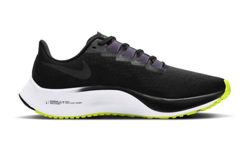 Air Zoom Pegasus 37 Noir Blanc Femme Bq9647 010