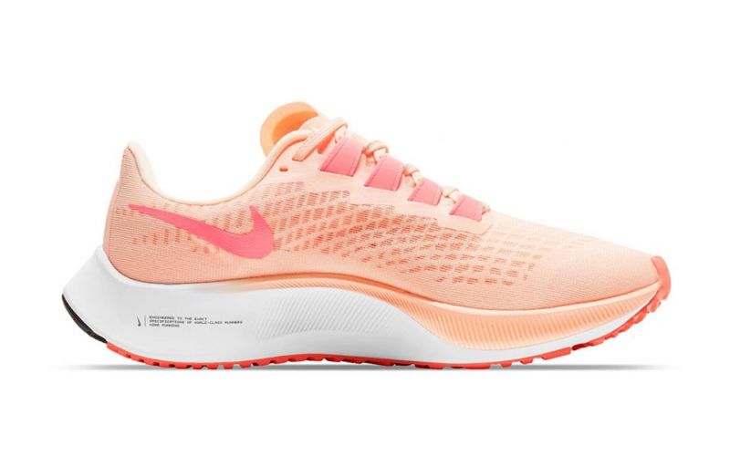 Air Zoom Pegasus 37 Coral White Women Great Cushioning