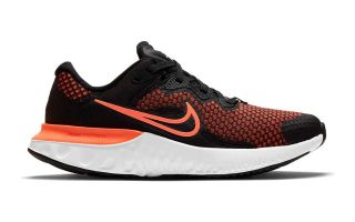 Nike RENEW RUN 2 NEGRO NARANJA JUNIOR CW3259 004