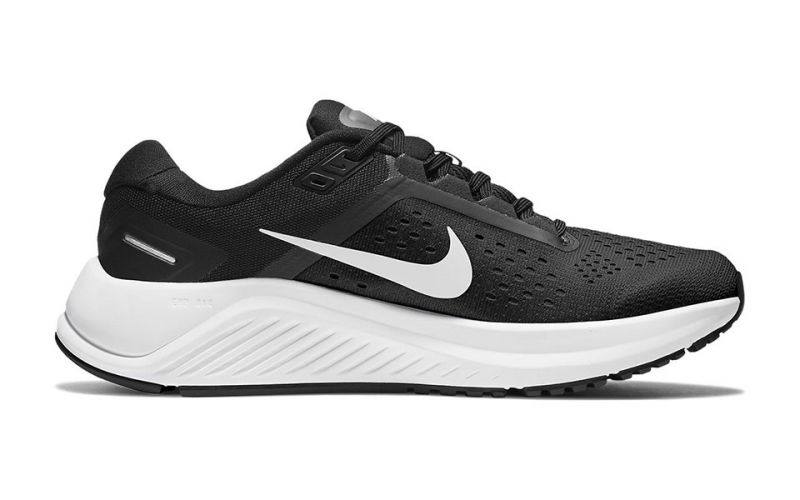 Nike Air Zoom Structure 23 Black White Women - Maximum Comfort