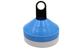 Softee SET OF TRAINING CONES SOFTEE 48 UNITS BLUE WHITE