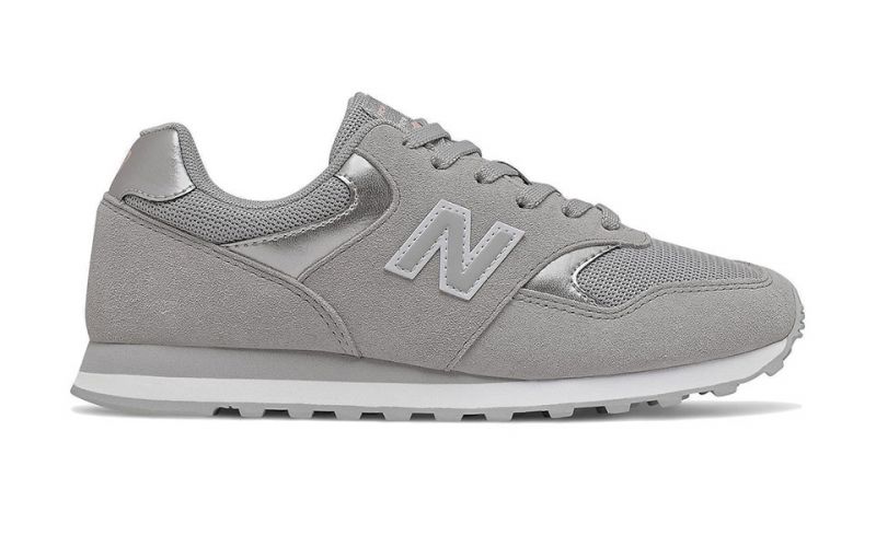 cocinero metálico Engañoso New Balance 393 Gris Mujer - Estilo casual