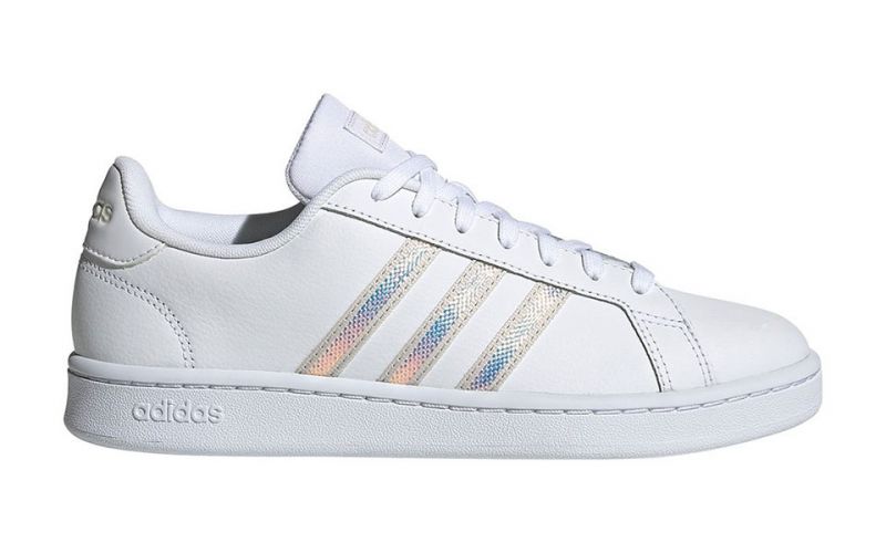 Grand Court Blanc Argent Femme Fw3734