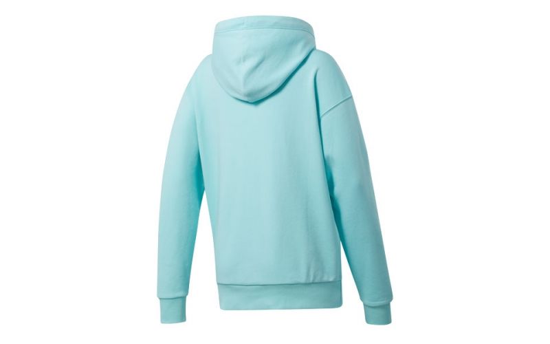Sudadera Reebok Identity Logo Azul Celeste Mujer - Comodidad y suavidad