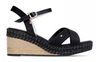 US POLO ASSN SANDALIAS AGATA179 CANVAS NEGRO