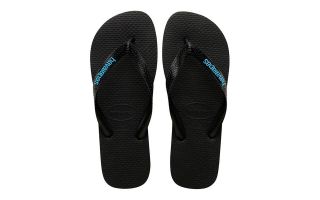 Havaianas CIABATTE LOGO FILETE NERO BLU