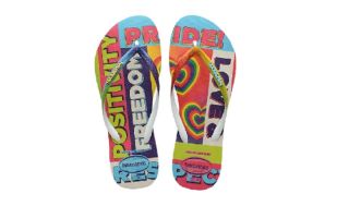 Havaianas SLIM PRIDE RAINBOW SCHWARZ 4146922.0090