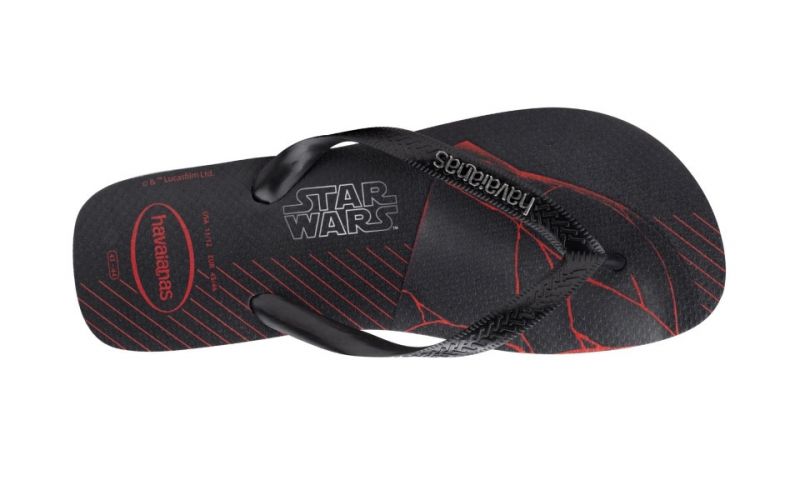Tongs Havaianas Star Wars Noir Rouge Le confort na jamais ete aussi a la mode.