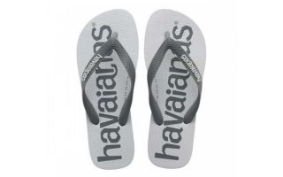 Havaianas CIABATTE TOP LOGOMANIA 2 GRIGIO