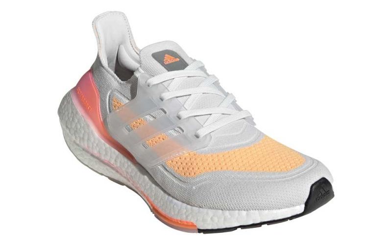 ADIDAS Ultraboost 21 Blanco Naranja - Más