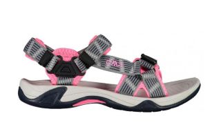 SANDALIAS HAMAL HIKING GRIS ROSA MUJER