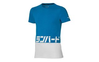 CAMISETA KATAKANA AZUL BLANCO