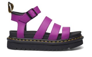 Dr martens SANDALIAS BLAI HYDRO BRIGHT MORADO MUJER