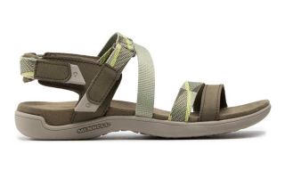 SANDALIAS DISTRICT MENDI BACKSTRAP VERDE OLIVO MUJER