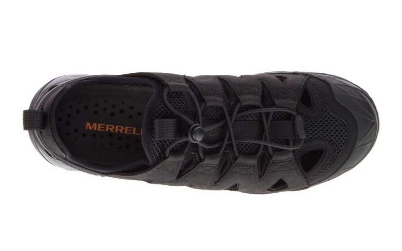 Samuel klimaks medarbejder Sandals Merrell choprock leather sieve black - Nice design