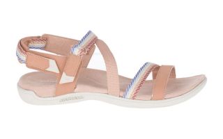 Merrell SANDALIAS DISTRICT MENDI BACKSTRAP ROSA BLANCO MUJER