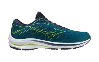 Mizuno WAVE RIDER 25 BLEU VERT J1GC2103 82