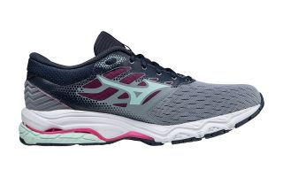 MIZUNO WAVE PRODIGY 3 GRIS AZUL MUJER J1GD2010 43