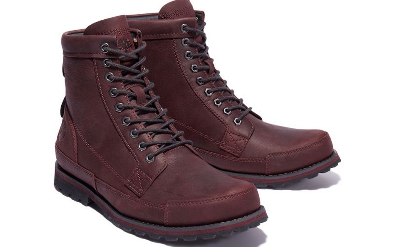 Boots Timberland Originals II Leather 6In Wine Red - Comfort