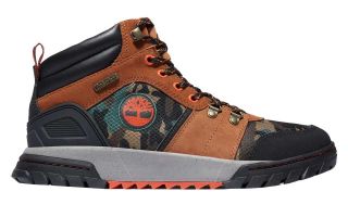 Timberland BOULDER TRAIL MID MARRON CAMO TB0A2EM82451