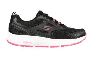 Skechers GO RUN CONSISTENT NOIR ROSE FEMME 128075 BKPK
