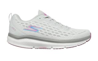 Skechers GO RUN RIDE 9 BLANC GRIS FEMME 172005 GMLT