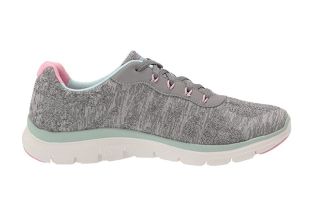 SKECHERS FLEX APPEAL 4 GRIS ROSA MUJER 149570 GYMN