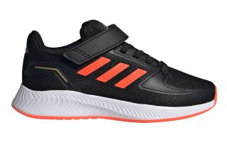 adidas RUNFALCON 2.0 C NEGRO ROJO JUNIOR GZ7436