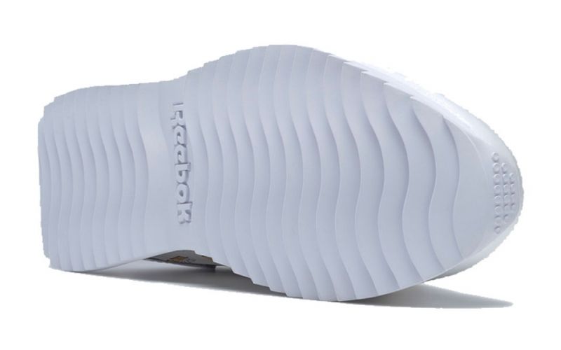 Reebok Royal Glide Ripple Double Blanc Bleu Femmes - Des pas sûres