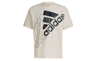 CAMISETA ESSENTIALS LOGO BLANCO NEGRO