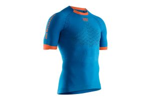 X-Bionic T SHIRT THE TRICK G2 BLU ARANCIONE