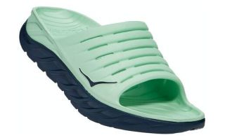 Hoka SANDALI ORA RECOVERY SLIDE VERDE BLU