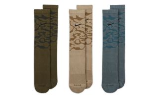 Nike CHAUSSETTES EVERYDAY PLUS Amortissantes MULTICOLORE 3 PAIRES
