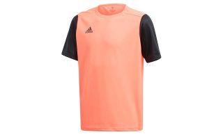 adidas T SHIRT ESTRO 19 ORANGE NOIR JUNIOR