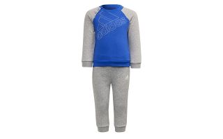 adidas SURVTEMENT ESSENTIALS LOGO BLEU GRIS JUNIOR